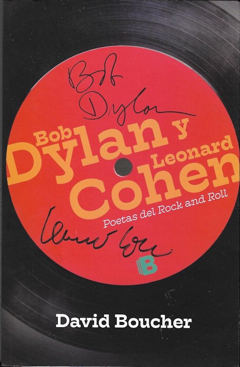 bob dylan y leonard cohen poetas delrock and roll book in Spanish