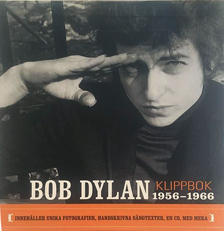 klippbok 1956-1966 bob Dylan book in Swedish