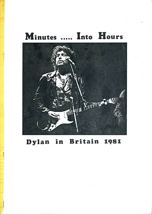 minutes into hours Bob Dylan book