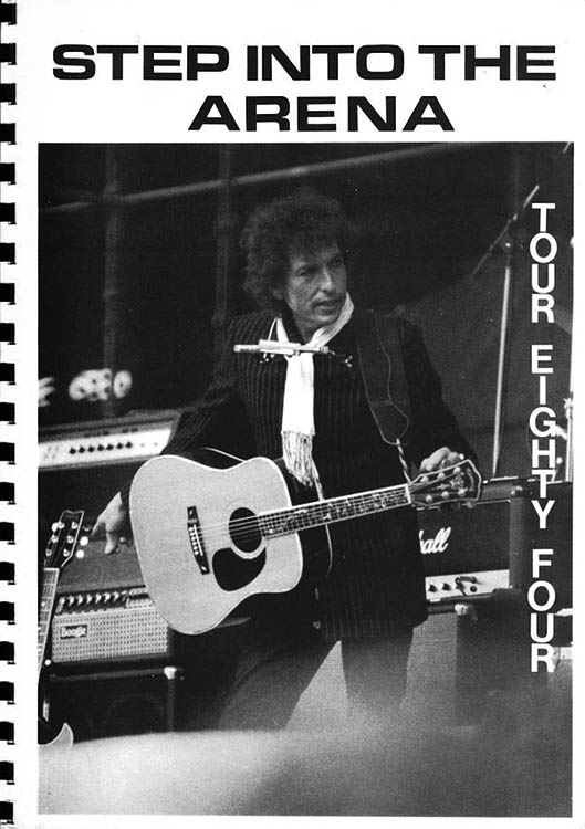step into the arena Bob Dylan book