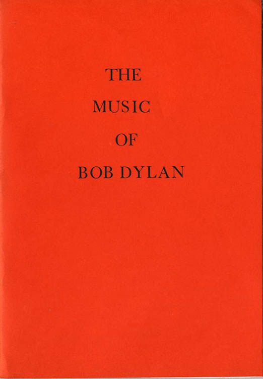 the music of Bob Dylan book