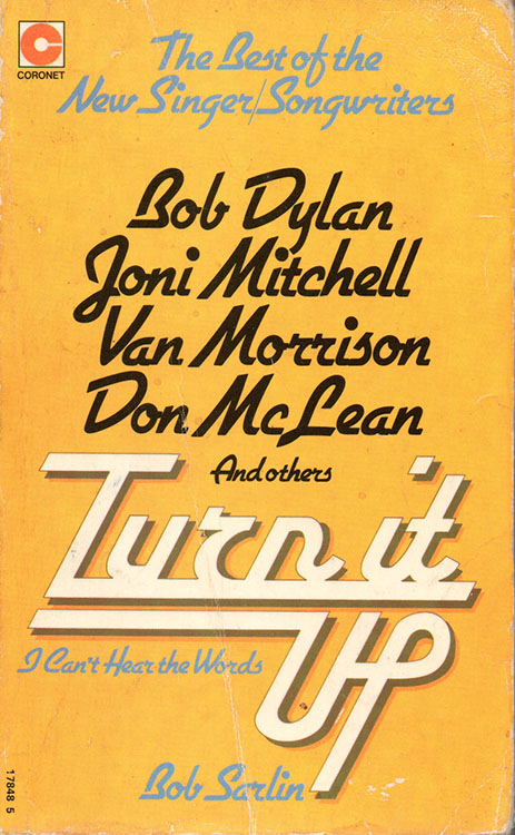 turn it up 1975 Bob Dylan book