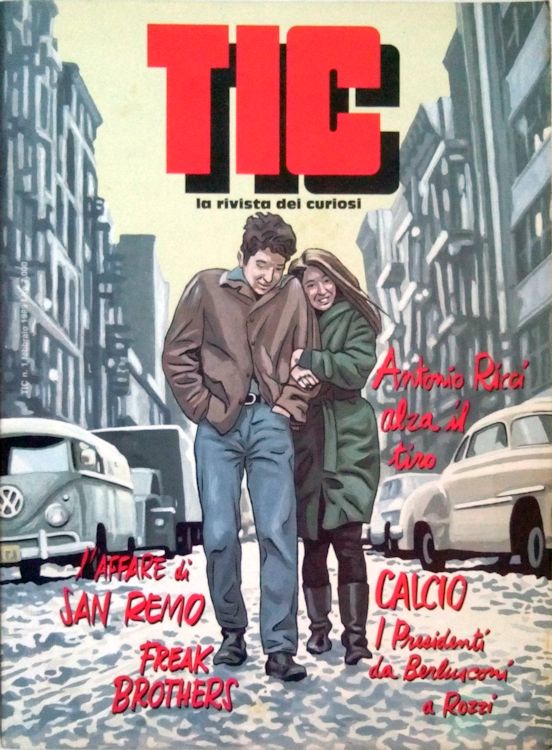 tic italy magazine Bob Dylan front cover