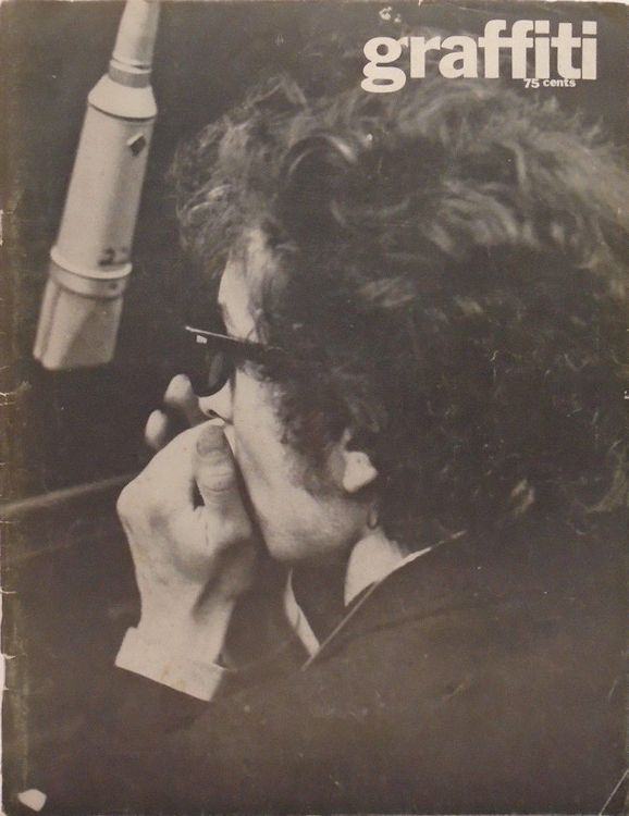 graffiti magazine Bob Dylan front cover