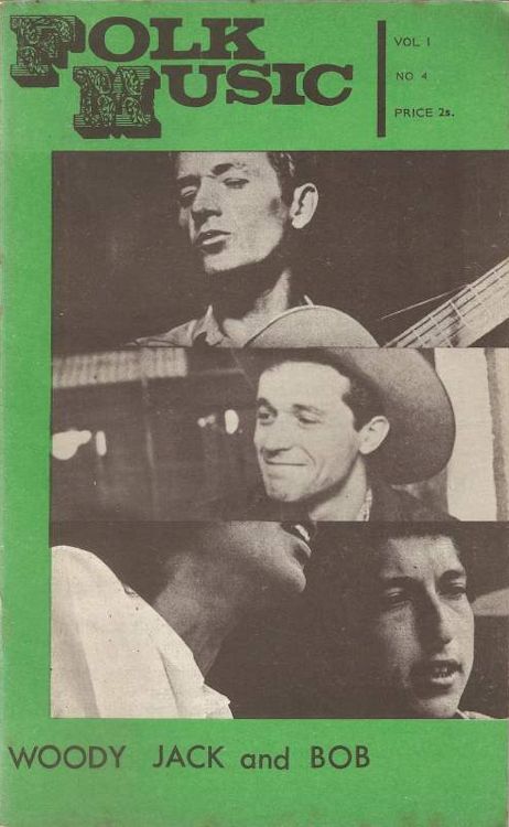 folk music uk magazine Bob Dylan front cover