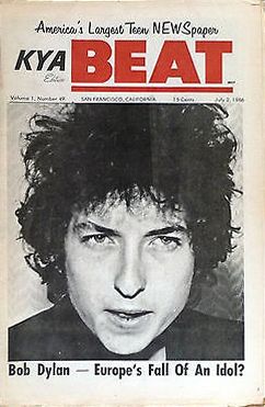 KYA beat 1966 07 02 magazine Bob Dylan front cover