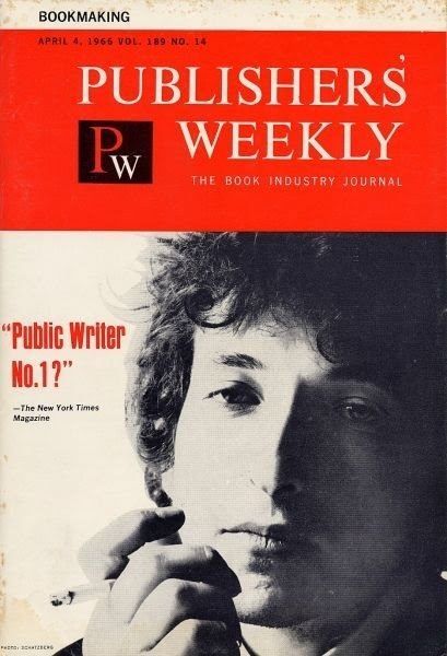 publishers weekly magazine Bob Dylan front cover