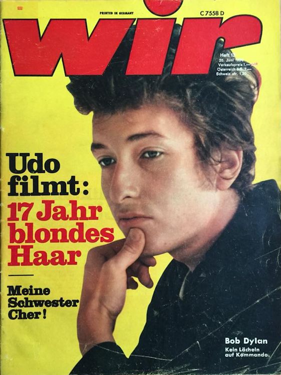 wir magazine germany Bob Dylan front cover
