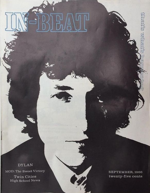 in-beat magazine Bob Dylan front cover