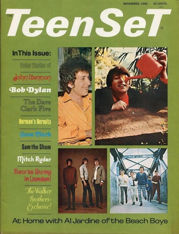 teenset magazine Bob Dylan front cover
