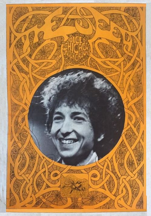 the seed voice of chicago underground magazine Bob Dylan front cover