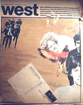 west magazine supplement to Los Angeles Times Bob Dylan front cover