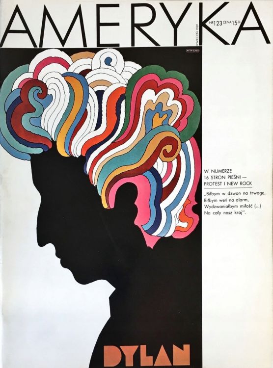 ameryka poland magazine Bob Dylan front cover