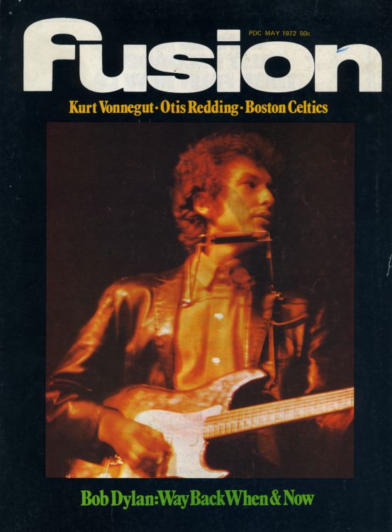 fusion 1972 05magazine Bob Dylan front cover