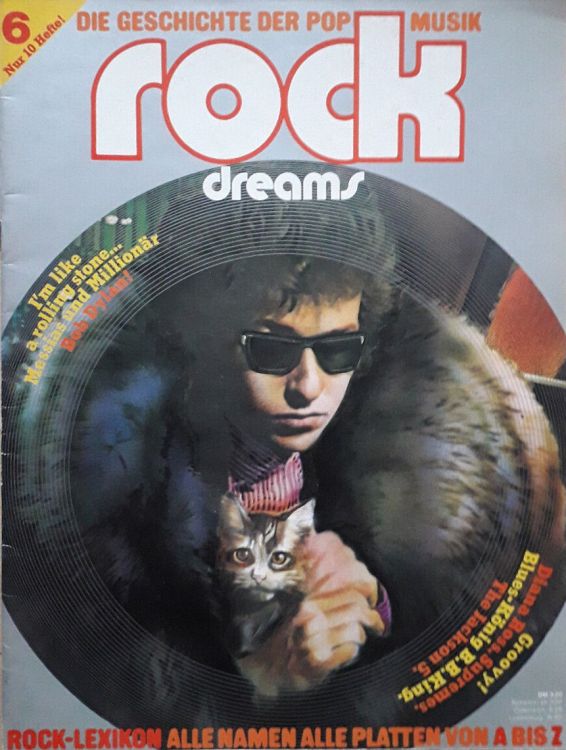 rock dreams magazine Bob Dylan front cover