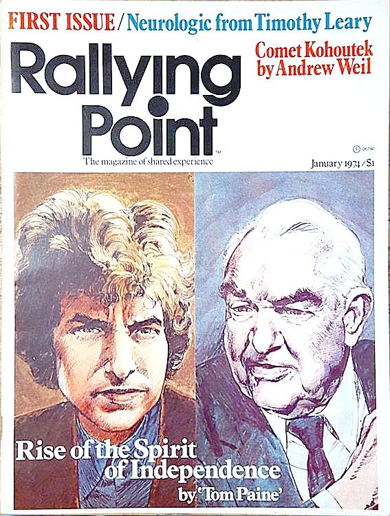 rallying point magazine Bob Dylan front cover