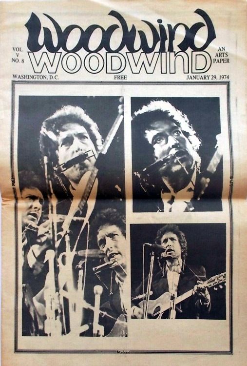 woodwind magazine Bob Dylan front cover