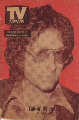 tv news edison nj magazine Bob Dylan front cover