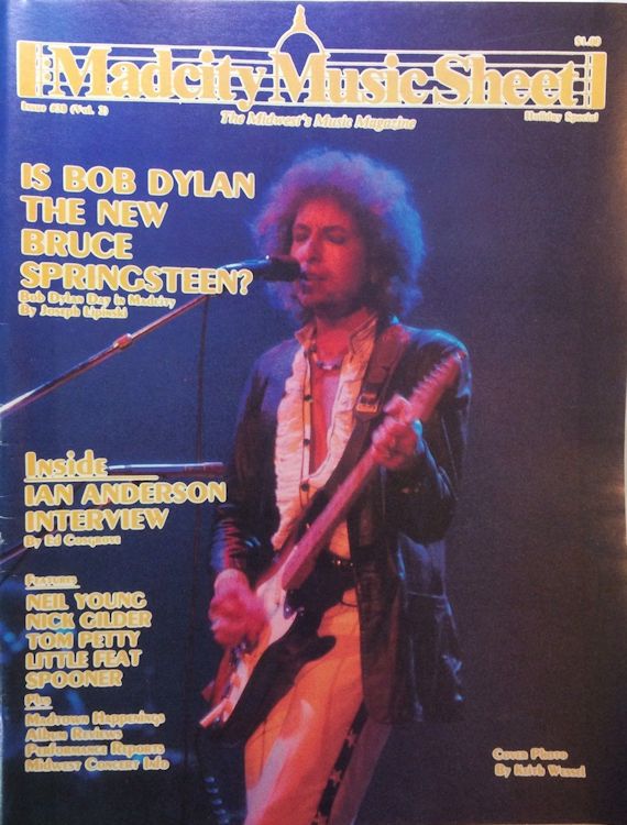 madcity music sheet magazine Bob Dylan front cover