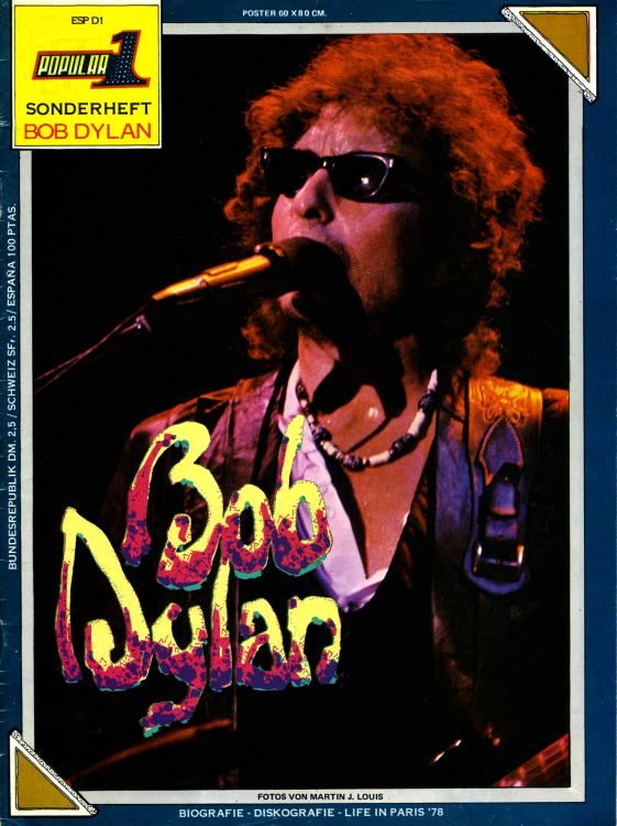 popular 1 germany magazine Bob Dylan front cover