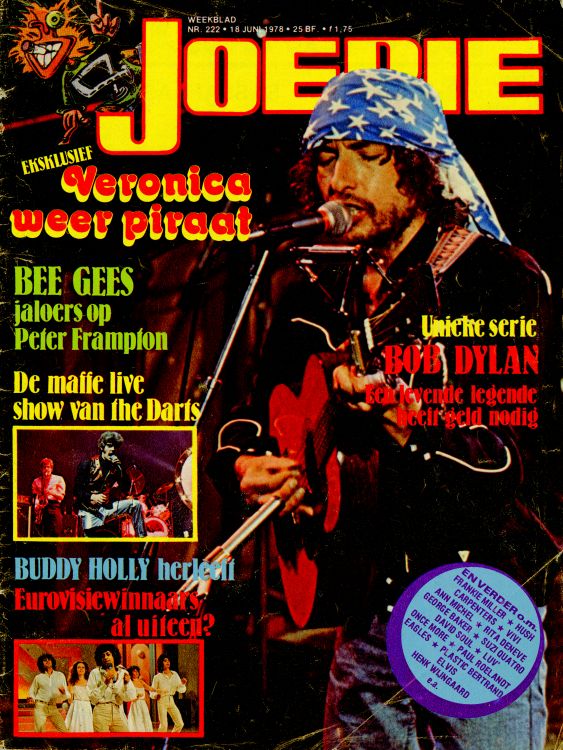 joepie magazine Bob Dylan front cover