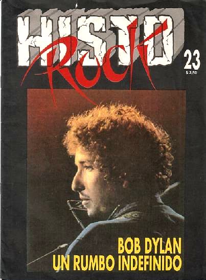 histo rock #23 argentina magazine Bob Dylan front cover