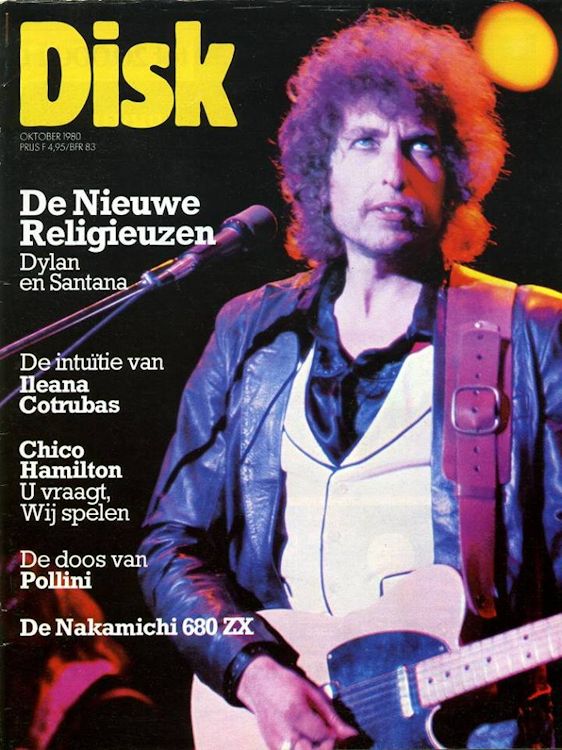 disk magazine Bob Dylan front cover