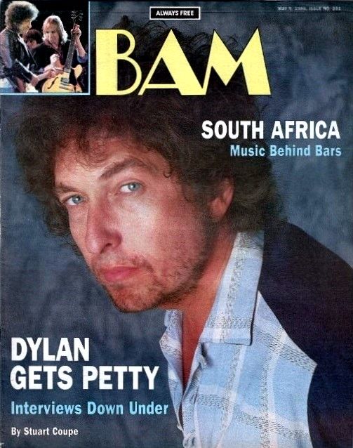 bam magazine Bob Dylan front cover