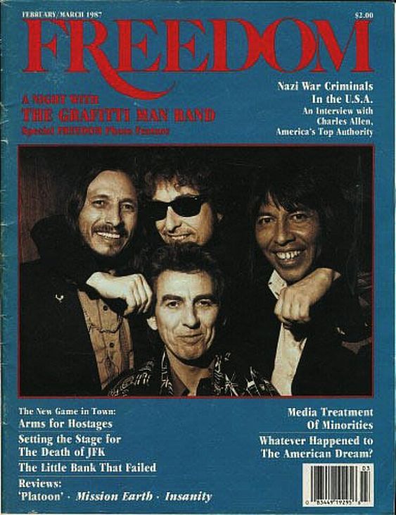 freedom usa magazine Bob Dylan front cover