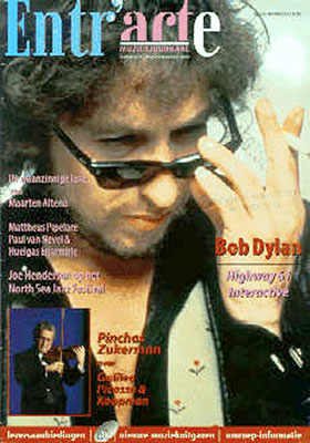 entr'acte magazine Bob Dylan front cover
