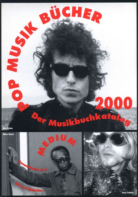 pop musik bücher 2000 magazine Bob Dylan front cover