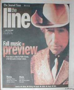the line magazine Bob Dylan front cover