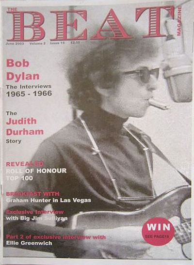 the beat uk magazine Bob Dylan front cover