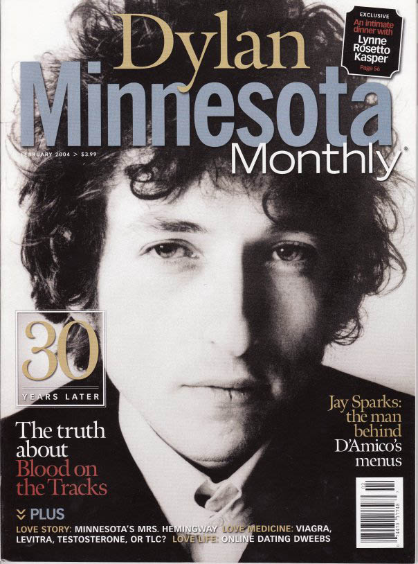 minnesota monthly magazine Bob Dylan front cover
