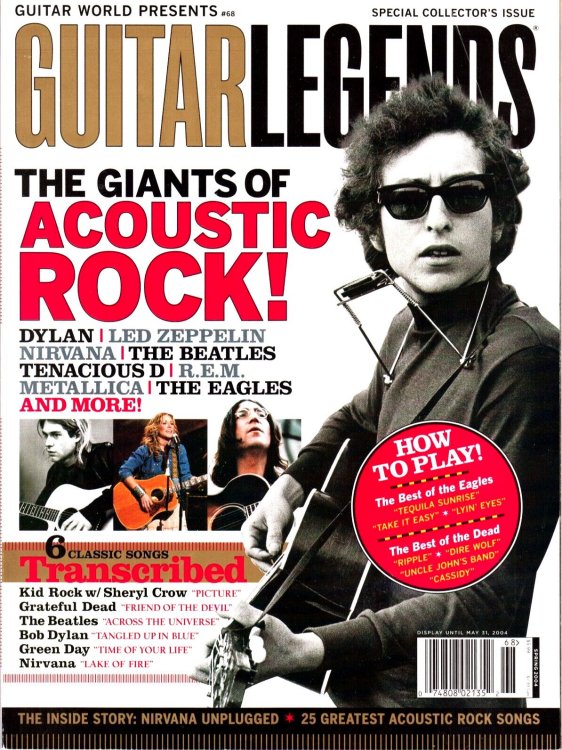 guitar legends magazine Bob Dylan front cover