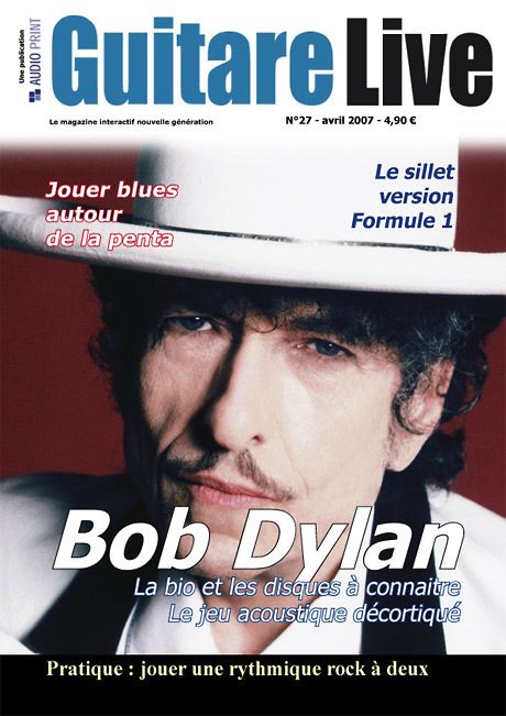 guitar life magazine Bob Dylan front cover