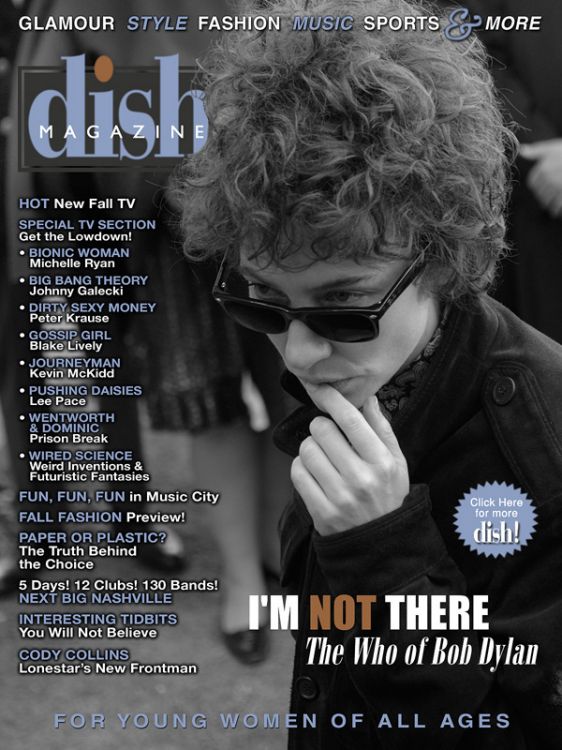 dish magazine Bob Dylan front cover