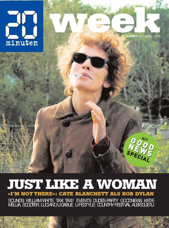 20 minuten magazine Bob Dylan front cover