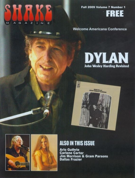shake usa magazine Bob Dylan front cover