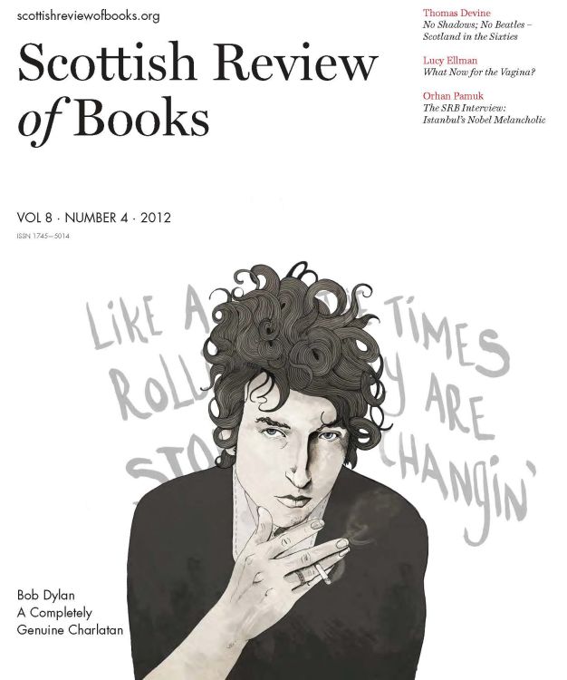 scottish review of books magazine Bob Dylan front cover