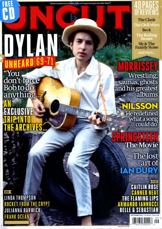 uncut magazine September 2013 Bob Dylan front cover