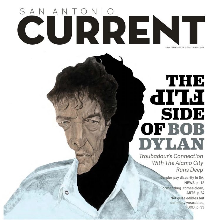 san antonio current Bob Dylan front cover