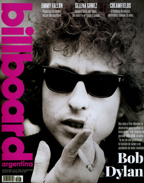 bilboard magazine argentina Bob Dylan front cover
