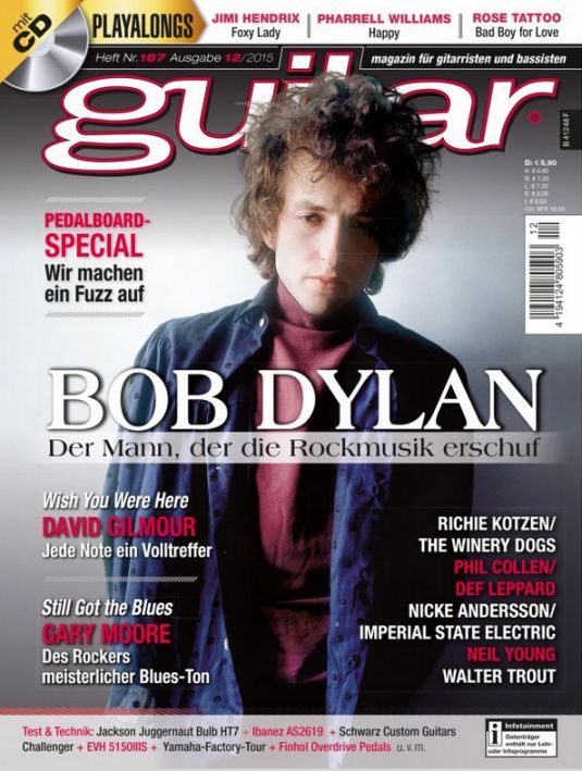 guitar germany magazine Bob Dylan front cover