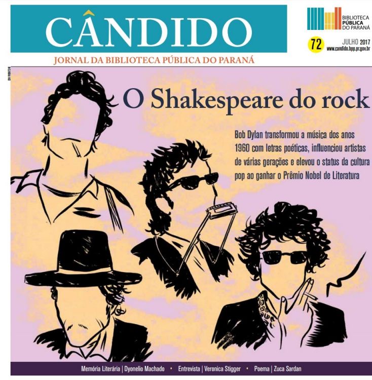 CÂNDIDO magazine Bob Dylan front cover