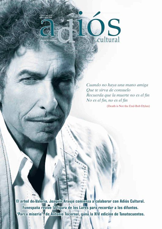 adios cultural magazine Bob Dylan front cover