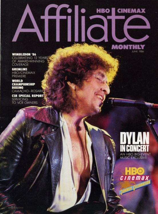 affiliate magazine bob dylan front cover