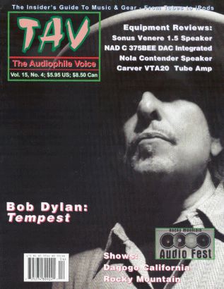 the audiophile voice 2012 magazine Bob Dylan front cover