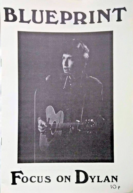 blueprint magazine Bob Dylan front cover
