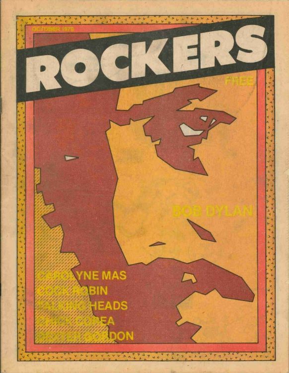 rockers Bob Dylan front cover
